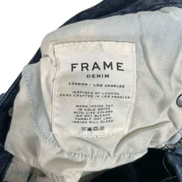Frame Denim Le Crop Mini Boot Jeans in Topsail Wash Size 26 - Picture 14 of 15